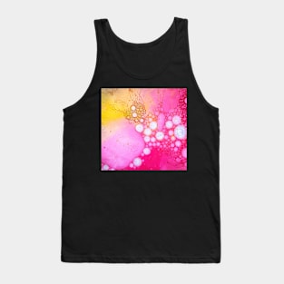 Pink and Yellow Bubbles Tank Top